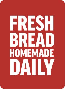 fresh bread made daily